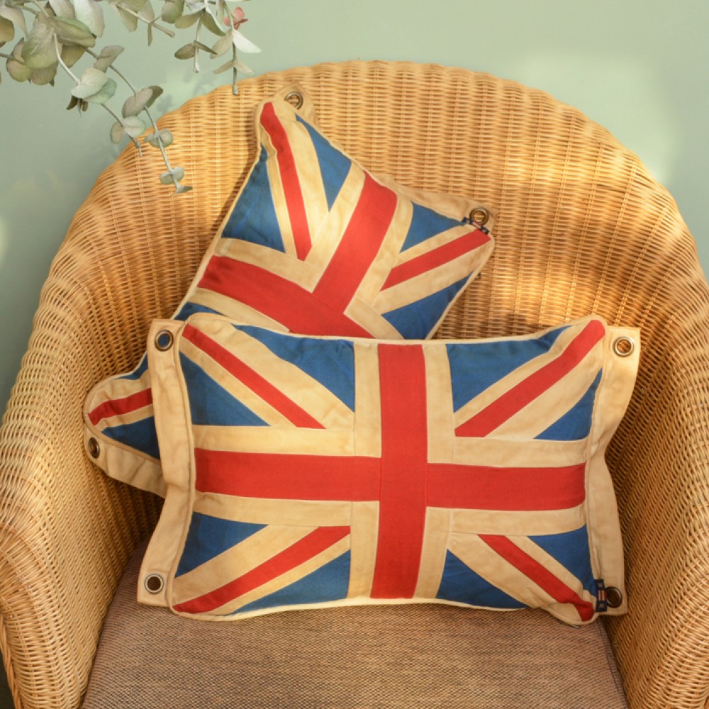 Vintage union jack sales cushions